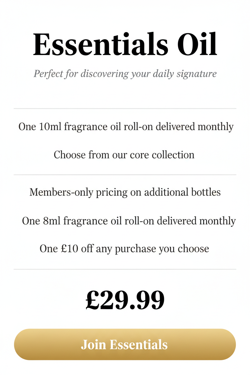 Essentials Oil Membership Card